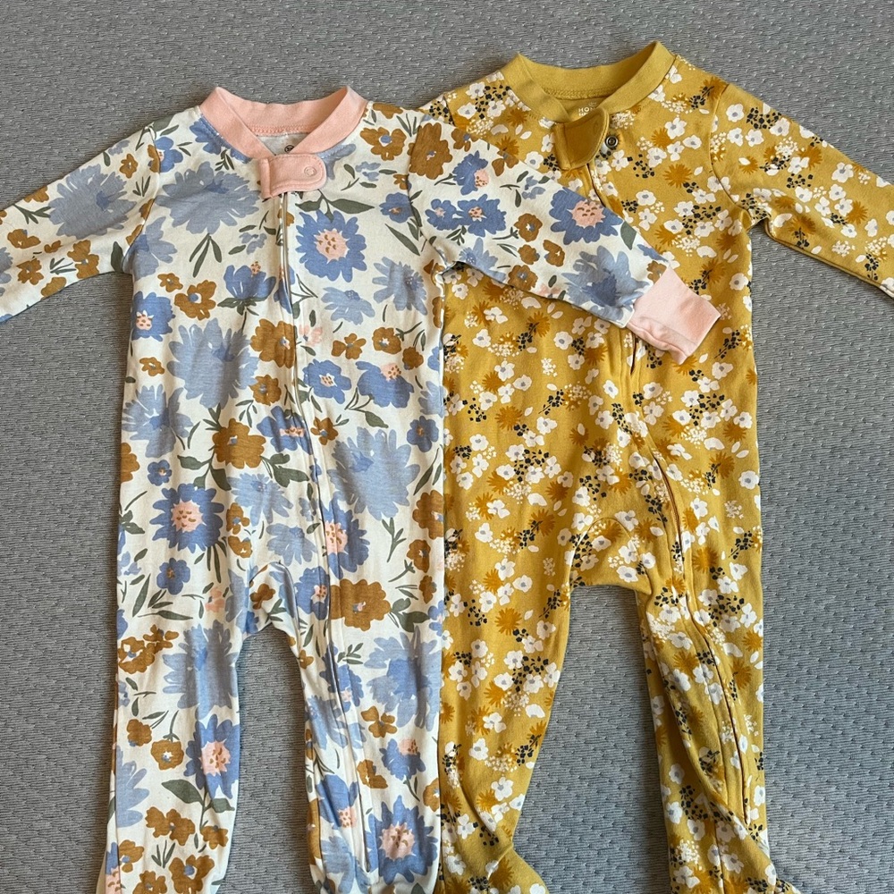 Set of Two Honest Baby Sleepers - NWOT
